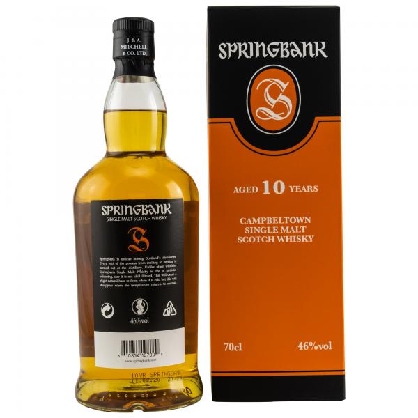 Springbank 10 Jahre Single Malt 46,0% vol. 0,7l Springbank 10 Jahre Single Malt 46,0% vol. 0,7l